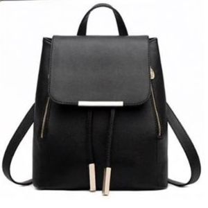 black and gold backpack